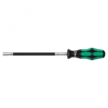 TOURNEVIS A TETE FLEXIBLE WERA 391 EMBOUTS 6 PANS-ALLEN DIAM 7 mm NOIR-VERT (VENDU A L'UNITE)  -MARQUE ALLEMANDE POUR LES