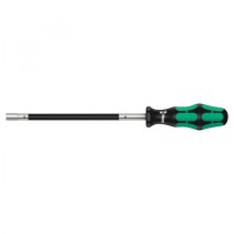 TOURNEVIS A TETE FLEXIBLE WERA 391 EMBOUTS 6 PANS-ALLEN DIAM 8 mm NOIR-VERT (VENDU A L'UNITE)  -MARQUE ALLEMANDE POUR LES