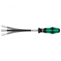 TOURNEVIS A TETE FLEXIBLE WERA 391 EMBOUTS 6 PANS-ALLEN DIAM 8 mm NOIR-VERT (VENDU A L'UNITE)  -MARQUE ALLEMANDE POUR LES