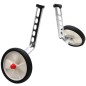STABILISATEUR VELO NEWTON C3 ROUE PLASTIQUE BLANC 12-20" (PAIRE)