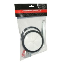 STABILISATEUR VELO NEWTON C3 ROUE PLASTIQUE BLANC 12-20" (PAIRE)
