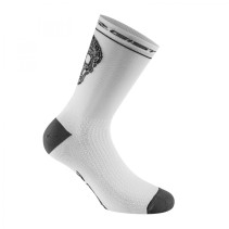 CHAUSSETTES-SOCQUETTES ETE GIST CRANE BLANC-NOIR 36-39 ECOLOGIQUE - HAUTEUR 18CM (PAIRE) -5860