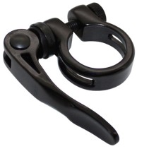 COLLIER SERRAGE TIGE DE SELLE RAPIDE NEWTON ALU NOIR DIAM. 28,6mm (SUR CARTE)