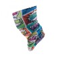 BANDANA GIST COMICS BANG MULTICOULEUR  - 5886