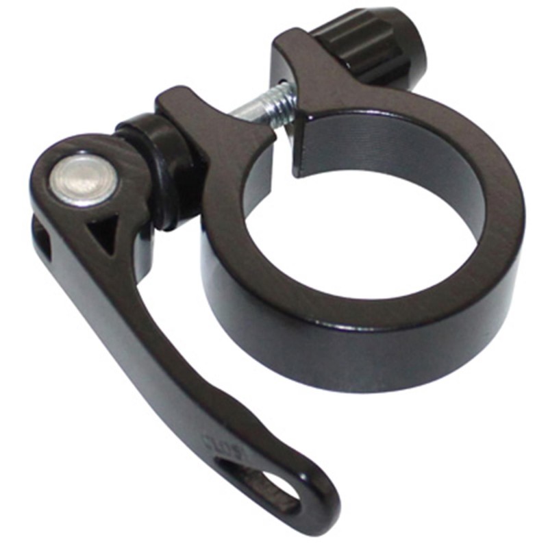 COLLIER SERRAGE TIGE DE SELLE RAPIDE NEWTON ALU NOIR DIAM. 34,9mm  (SUR CARTE)