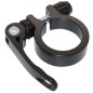 COLLIER SERRAGE TIGE DE SELLE RAPIDE NEWTON ALU NOIR DIAM. 34,9mm  (SUR CARTE)