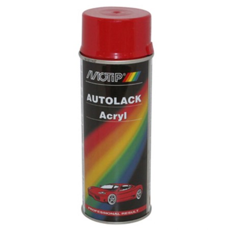 BOMBE DE PEINTURE MOTIP PRO ACRYLIQUE BRILLANT ROUGE FERRARI AEROSOL 400 ml (41750)