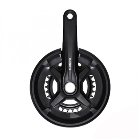 PEDALIER VTT DOUBLE 46-30D L175 ALU SHIMANO MT210 9V 148 BOOST