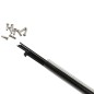 RAYON INOX NOIR 2mm L 252mm AVEC ECROU (TUBE DE 10)