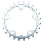PLATEAU ROUTE 5BRA D.74 STRONGLIGHT 24DTS TRIPLE ARGENT ALU 7075  9-10V.