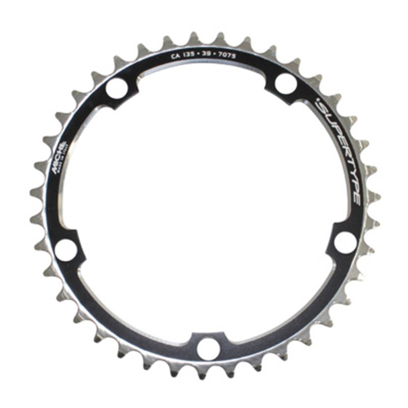 PLATEAU ROUTE 5BRA D.135 MICHE 39DTS INTERIEUR POUR CAMPA ALU NOIR ALU (AXE CARRE) 9-10V.