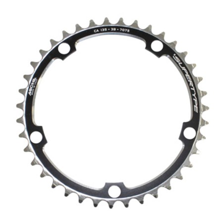 PLATEAU ROUTE 5BRA D.135 MICHE 39DTS INTERIEUR POUR CAMPA ALU NOIR ALU (AXE CARRE) 9-10V.