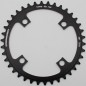 PLATEAU VTT 4BRA D.104 STRONGLIGHT MONO 38DTS NOIR ALU 7075  - EPAISSEUR 3.5mm 8-9V.