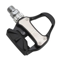 PEDALE ROUTE AUTOMATIQUE FPD ALU SUR ROULEMENT NOIR AVEC CALES TYPE KEO (PAIRE)