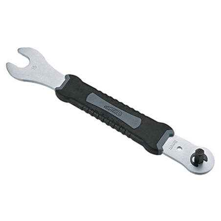 OUTIL CLE A PEDALE 15mm   DOUILLE HEXAGONALE 8x10mm  -NEWTON-