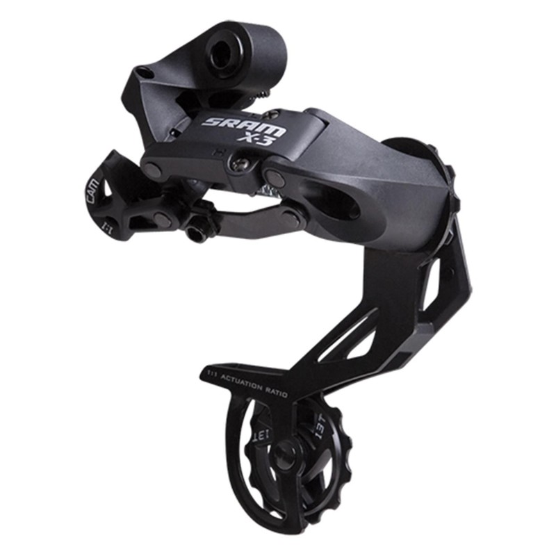 DERAILLEUR VTT ARRIERE SRAM  7-8V. X3 NOIR