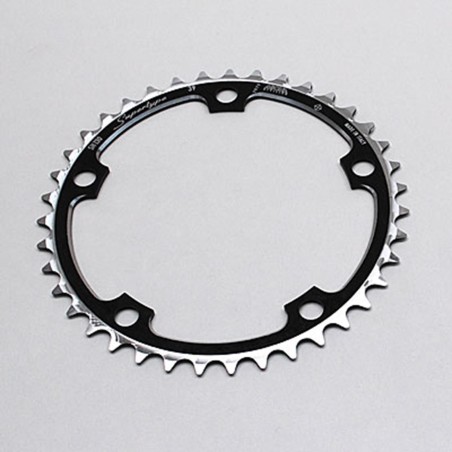 PLATEAU ROUTE 5BRA D.130 MICHE 38DTS INTERIEUR TYPE SHIMANO NOIR 9-10V.