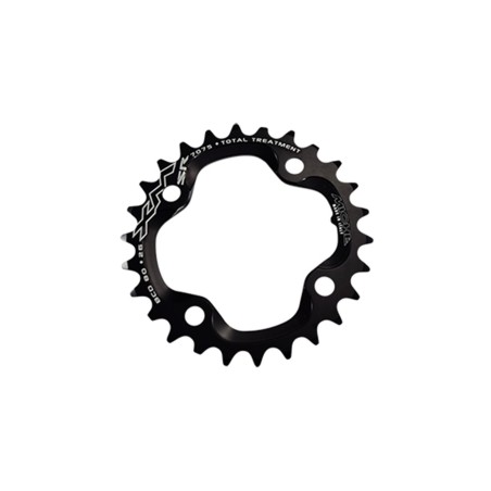 PLATEAU VTT DOUBLE DIAM  80 INTER 26DTS NOIR 4 BRANCHES MICHE 10V COMP. SRAM X0/XX