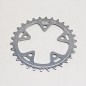 PLATEAU ROUTE 5BRA D.74 MICHE 32DTS TRIPLE ARGENT ALU 9-10V.