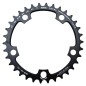 PLATEAU ROUTE 5BRA D.110 MICHE 34DTS INTERIEUR TYPE SHIMANO ET CAMPA ALU NOIR 9-10V.