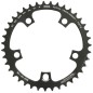 PLATEAU ROUTE 5BRA D.110 MICHE 39DTS INTERIEUR TYPE SHIMANO ET CAMPA ALU NOIR 9-10V.