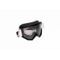 MASQUE-LUNETTES CROSS PROGRIP 3201 ATZAKI NOIR ECRAN TRANSPARENT ANTI-RAYURES-ANTI U.V. COMPATIBLE AVEC PORT LUNETTES DE VUE