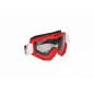 MASQUE-LUNETTES CROSS PROGRIP 3201 ATZAKI ROUGE ECRAN TRANSPARENT ANTI-RAYURES-ANTI U.V. COMPATIBLE AVEC PORT LUNETTES DE VUE