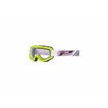 MASQUE-LUNETTES CROSS PROGRIP 3201 ATZAKI VERT ECRAN TRANSPARENT ANTI-RAYURES-ANTI U.V. COMPATIBLE AVEC PORT LUNETTES DE VUE