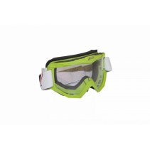 MASQUE-LUNETTES CROSS PROGRIP 3201 ATZAKI VERT ECRAN TRANSPARENT ANTI-RAYURES-ANTI U.V. COMPATIBLE AVEC PORT LUNETTES DE VUE