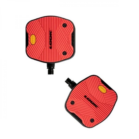 PEDALE VTT/TREKKING/CITY LOOK GEO CITY GRIP VIBRAM ROUGE 530GR (PR) 