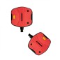 PEDALE VTT/TREKKING/CITY LOOK GEO CITY GRIP VIBRAM ROUGE 530GR (PR) PEDALE VTT/TREKKING/CITY LOOK GEO CITY GRIP VIBRAM ROUGE 530GR (PR)