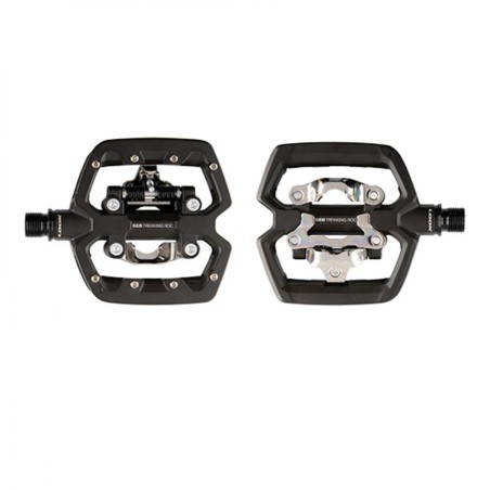 PEDALE VTT/TREKKING AUTO LOOK GEO TREKKING ROC POLYVALENTE NOIR (PR)