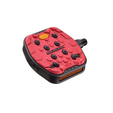PEDALE VTT/TREKKING/CITY LOOK TRAIL GRIP VIBRAM ROUGE 530GR (PR)