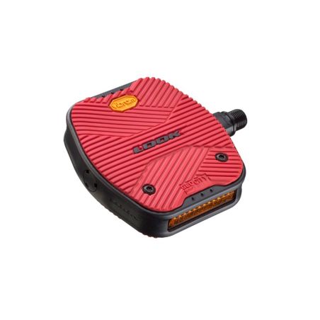 PEDALE VTT/TREKKING/CITY LOOK GEO CITY GRIP VIBRAM ROUGE 530GR (PR) 