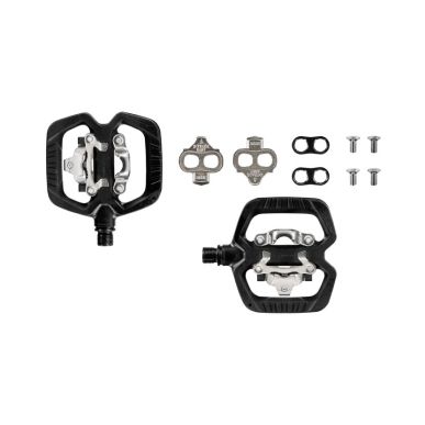 PEDALE VTT/TREKKING AUTO LOOK GEO TREKKING NOIR (PR)