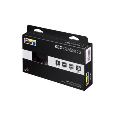 PEDALE ROUTE AUTOMATIQUE LOOK KEO 3 CLASSIC NOIRE AVEC CALES (PAIRE)