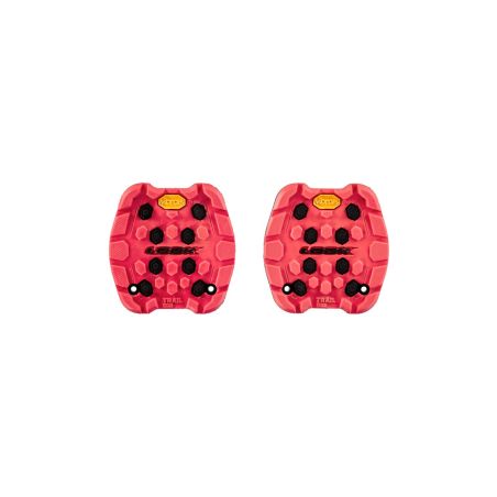 PAD/REVETEMENT PEDALE LOOK TRAIL GRIP ROUGE (X4) 
