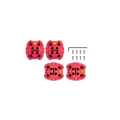 PAD/REVETEMENT PEDALE LOOK TRAIL GRIP ROUGE (X4)