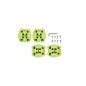 PAD/REVETEMENT PEDALE LOOK TRAIL GRIP LIME (X4) PAD/REVETEMENT PEDALE LOOK TRAIL GRIP LIME (X4)