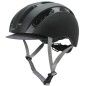 CASQUE VELO ADULTE PERF URBAN NOIR AVEC VISIERE AMOVIBLE T.L (58-61CM)