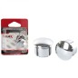 EMBOUTS DE GUIDON ROUTE CHROMES (X2) VELOX/PERF (PACKAGE)