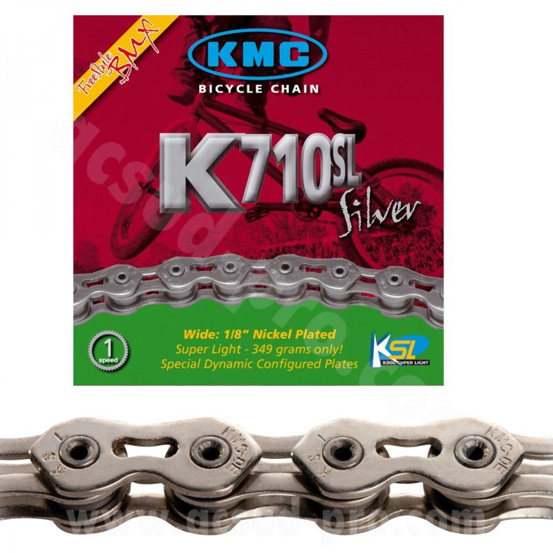 CHAINE VELO KMC BMX K710 SL KOOL SERIES 100M