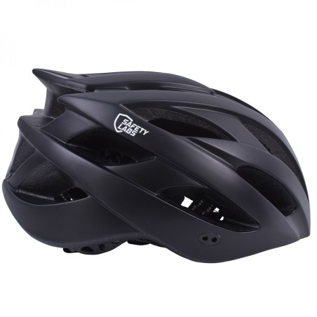 CASQUE VELO ADULTE SAFETY LABS IN-MOLD AVEX NOIR AVEC ECLAIRAGE LED INTEGREE T.M (54-57CM)