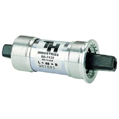BOITIER DE PEDALIER LEADER CUVETTES ACIER L 122.5 MM