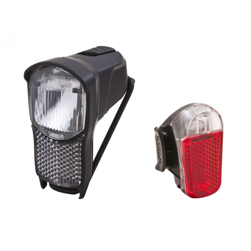 ECLAIRAGE SPANNINGA SPORT ET OUTDOOR SET AVANT ET ARRIERE A PILES ILLICO 2 ET PRESTO 2 (VRAC)