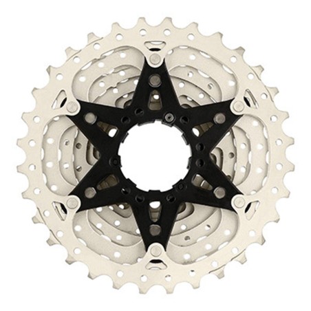 Cassette  9v. Sunrace 11-28 r91 pour Shimano route nickel