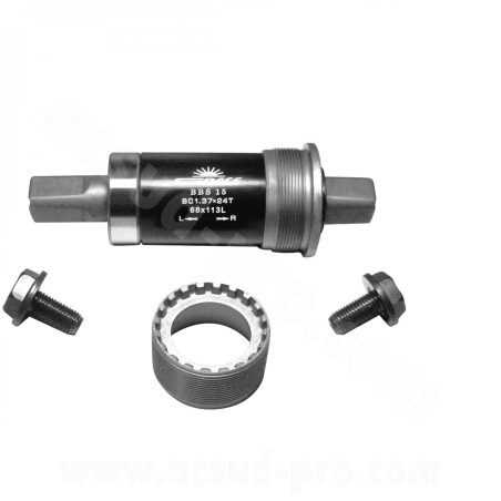 BOITIER DE PEDALIER CARRE 65mm x 107mm SUNRACE