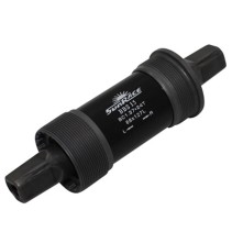 BOITIER PEDALIER SUNRACE CARRE BBS 127mm (boite de 68) CUVETTES ACIER FILETAGE ANGLAIS - BSC - 1,37x24