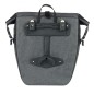 SACOCHE ARRIERE VELO LATERALE BASIL NAVIGATOR CYCLOTOURISTE WATERPROOF 25-31L NOIR FIXATION MIK SIDE SUR PORTE BAGAGE