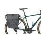 SACOCHE ARRIERE VELO LATERALE BASIL NAVIGATOR CYCLOTOURISTE WATERPROOF 25-31L NOIR FIXATION MIK SIDE SUR PORTE BAGAGE